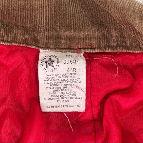 Carhartt Mens Coveralls Vintage Duck Canvas Insulated Tan 44R - Picture 7 of 16